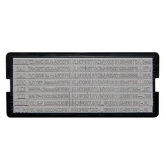 Trodat 6006 дополнительная касса букв и цифр высота символа 2.2 и 3.1мм