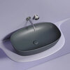 Ceramica Nova Element CN6049MDH Умывальник чаша накладная овальная, 60x38, цвет: темный антрацит матовый