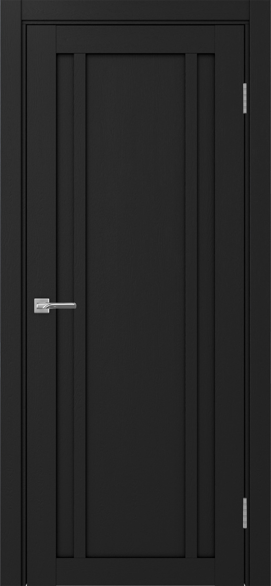 Дверь межкомнатная Оптима Порте Турин 522.111, цвет антрацит, экошпон, глухая