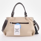 Сумка Саломея 607 леар бежевый + шоколад