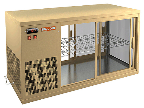 Витрина холодильная HICOLD VRL T 1300 L Beige