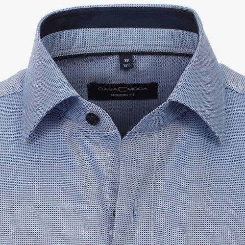 Сорочка Casamoda Modern Fit 303427200-102 в синей гамме