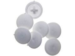 Заглушки на мебельную стяжку 5 мм, белый, 50 шт.