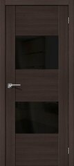 Дверь VG2 BS / Цвет Wenge Veralinga / Стекло Black Star / Двери Браво