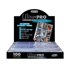 Ultra pro - упаковка листов для папки на кольцах (11 отверстий) Platinum (3х3)