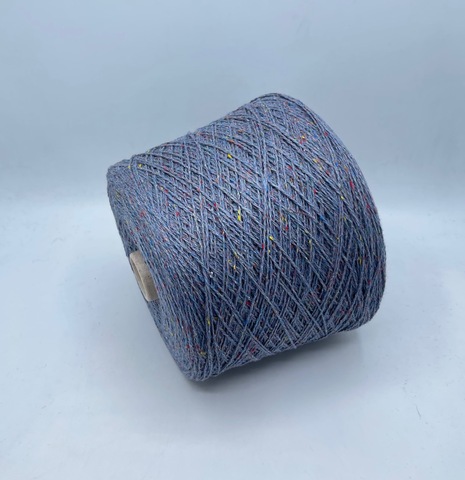 G&G Filati (пр.Италия),art-Tweedwool 400/100гр,70%Меринос 30%Шелк , цвет-Серо-синий твид. арт.32075