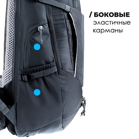 Картинка рюкзак велосипедный Deuter Trans Alpine 24 black - 12