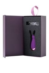 Фиолетовый стимулятор эрогенных зон Eromantica BUNNY - 21,5 см. - 