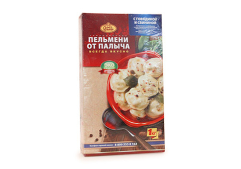 Пельмени с говядиной и свининой от Палыча, 1кг