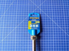 Насадка для перемешивания ПРАКТИКА хвостовик М14, 120 х 600 мм, гипс, цемент, клей д/плитк (779-479)