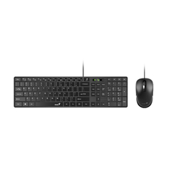 Набор клавиатура+мышь Genius SlimStar C126 (USB), Black      (31330007402)