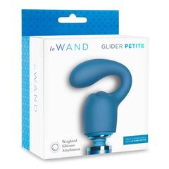Синяя насадка Glider для вибратора Le Wand Petite - 