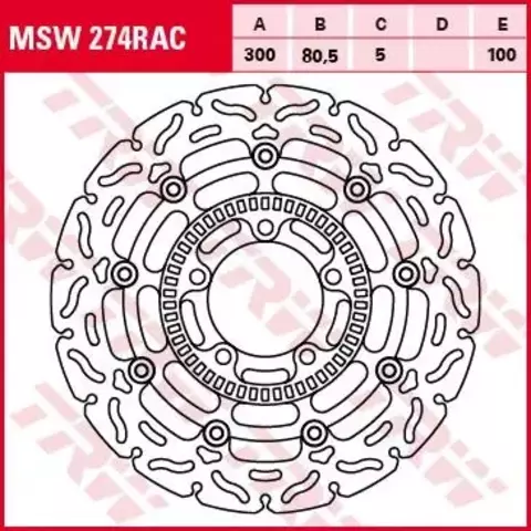 Тормозной диск MSW274RAC