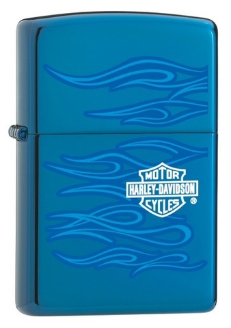 Зажигалка Zippo Harley Davidson Ghost Sapphire