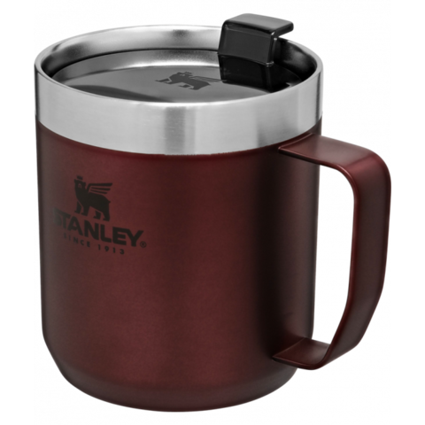 Картинка термокружка Stanley classic mug 0.35l бордовый - 2