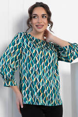 Блуза Мечта сезона (изумруд) Б12908-16М LT Collection