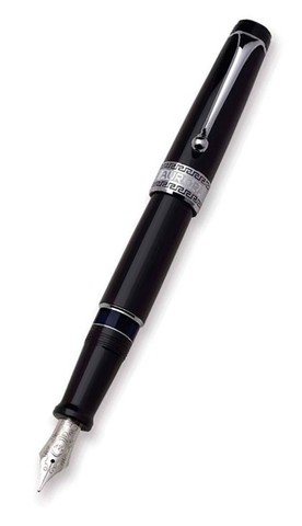 Ручка перьевая Aurora Optima Black CT, F (AU-997-CNF)