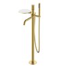 Boheme 129-MG.2 Смеситель STICK напольный Matt Gold c ручкой TOUCH GOLD