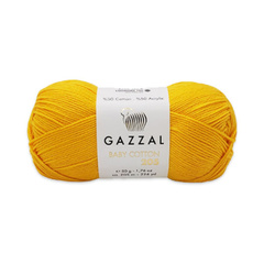 GAZZAL BABY COTTON 205 (50% хлопок, 50% акрил, 50гр/205м)