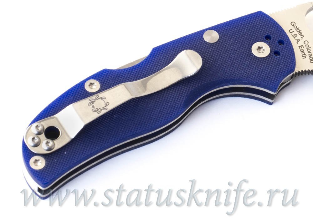 Нож Spyderco C41GPDBL5 Native 5 Dk Blue S110V