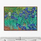 Винсент Ван Гог - Репродукция картины на холсте Irises, 1889г.