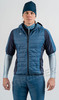 Тёплый Ветрозащитный жилет Noname Hybrid Ski Vest 24 UX Navy/Med Blue с капюшоном