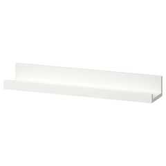 Полка для картин IKEA MOSSLANDA (МОССЛЭНДА), Белый, 55 см