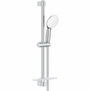 GROHE 27600003 Tempesta 110 Душевой гарнитур 3 режима струи, душевая штанга 600 мм, шланг 1750 мм, 5,6 л/мин, полочка, хром (замена арт. 27600001)