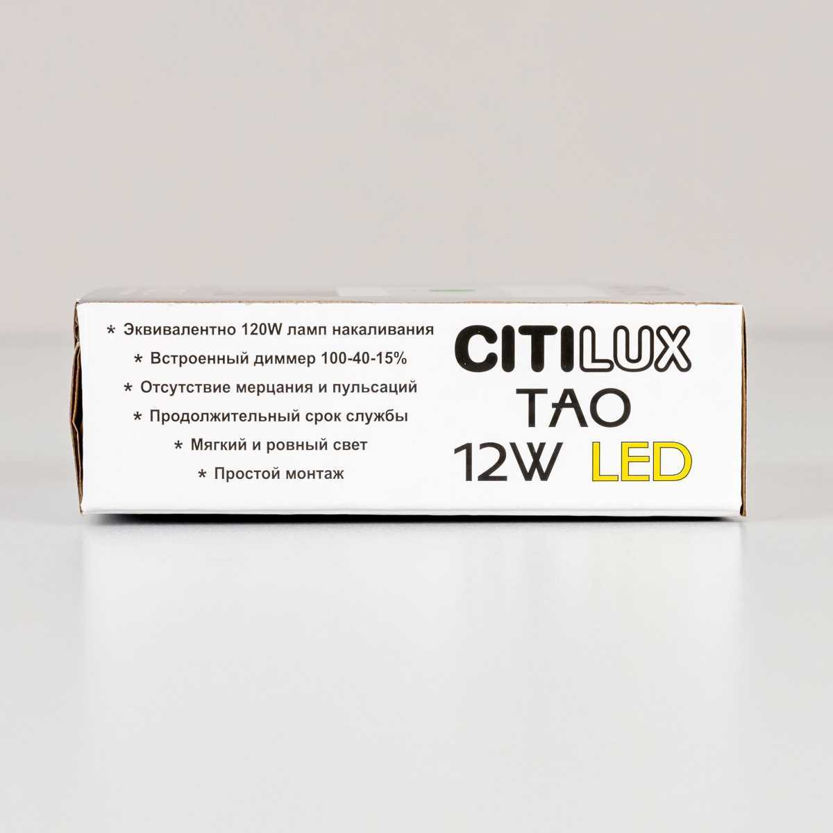 Накладной светодиодный светильник Citilux Тао CL712X120N