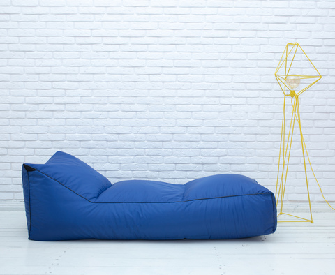 Шезлонг плащёвка (синий)