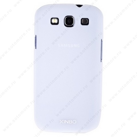 Накладка XINBO пластиковая для Samsung Galaxy S3 i9300 белая