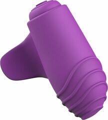 Фиолетовый вибростимулятор на пальчик Bteased Basic Finger Vibrator - 