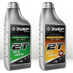 ЗУБР 2Т-М, 1 л, минеральное масло для 2-тактных двигателей, EXTRA (70600-1)