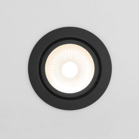 Встраиваемый светодиодный светильник Elektrostandard Nulla 15267/LED черный