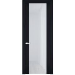 Межкомнатная дверь эмаль Profil Doors 1.13P нэви блу остеклённая