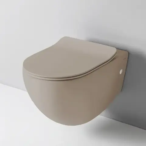 FLV004 41 00 Artceram FILE 2.0 Унитаз подвесной 52х36см, безободковый, с крепежом, цвет: matera