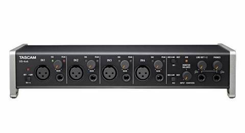 TASCAM US-4x4 USB аудио интерфейс, 4 входа, 4 выхода.