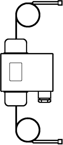 Реле дифференциального давления MP55 Danfoss 060B013391