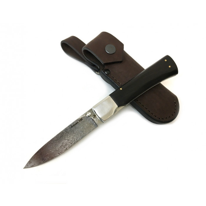 Складной нож Ласка-Б, ХВ5 алмазка, черный граб