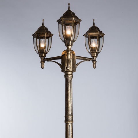 Уличный светильник Arte Lamp Pegasus A3151PA-3BN