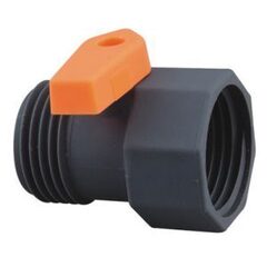 Кран для шлангов, коннектор 3/4", мягкий пластик Belamos (Беламос), YM5001