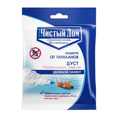 Средство от тараканов (дуст) Чистый дом, 50 г, 212530