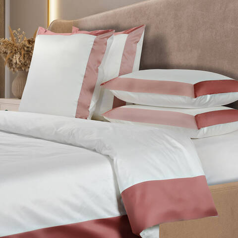 Постельное белье семейное Sharmes Caledoscop розовый закат