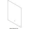 Am.Pm M85MOX10601S X-Joy Зеркало с интерьерной Led подсветкой, ИК-сенсором, 60 см