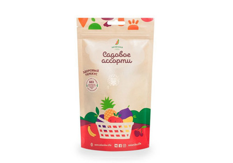 Здоровый фруктовый перекус из садового ассорти, 20г