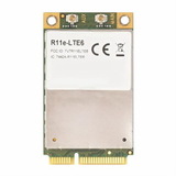 MikroTik 2G/3G/4G/LTE miniPCi-e card with 2 x u.FL connectors for International & United States bands 1/2/3/5/7/8/12/17/20/25/26/38/39/40/41n, CAT6
