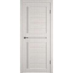 Купить Межкомнатная дверь экошпон Atum X16 Bianco стекло White Cloud