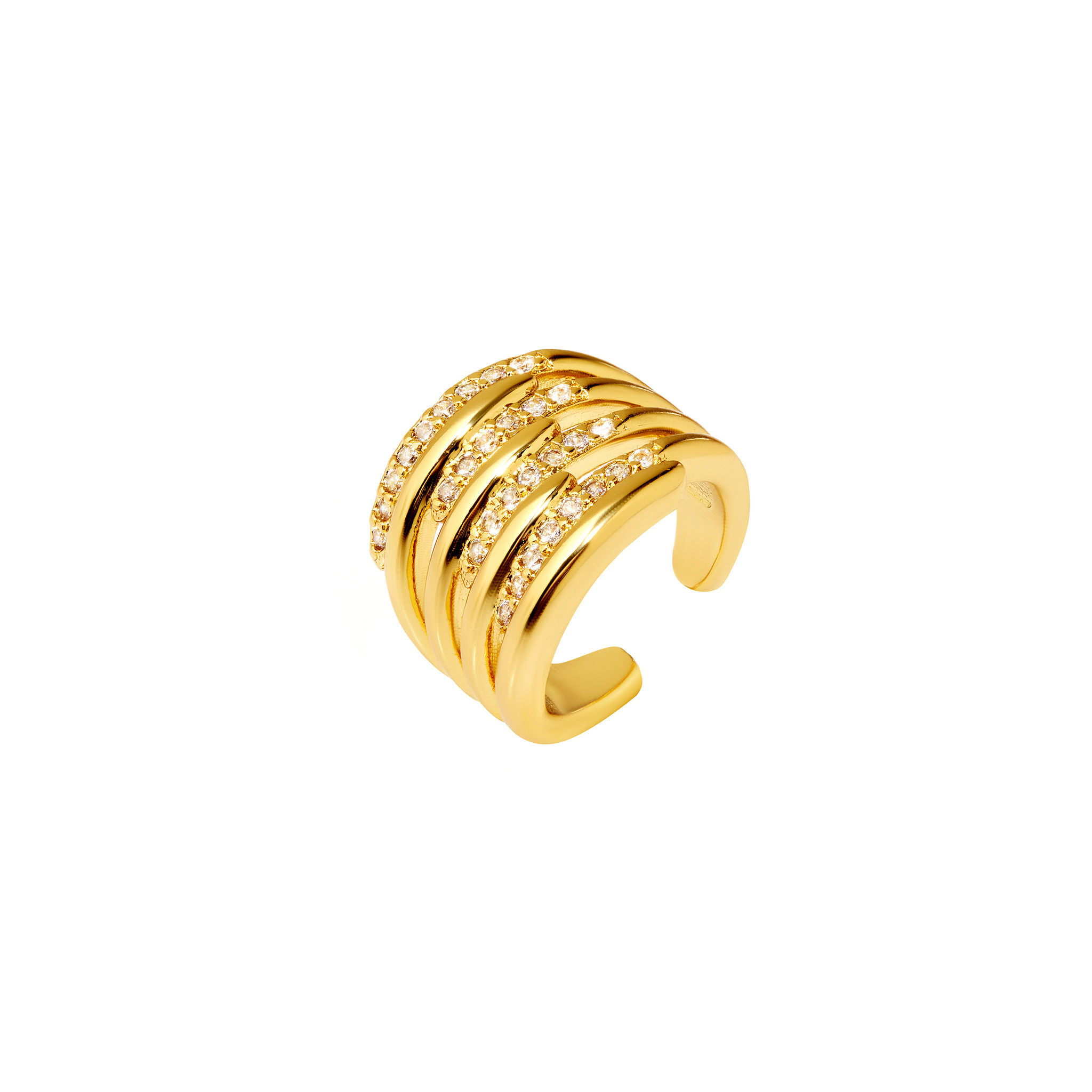 

Кафф Transverse Pearl Cuff - Gold