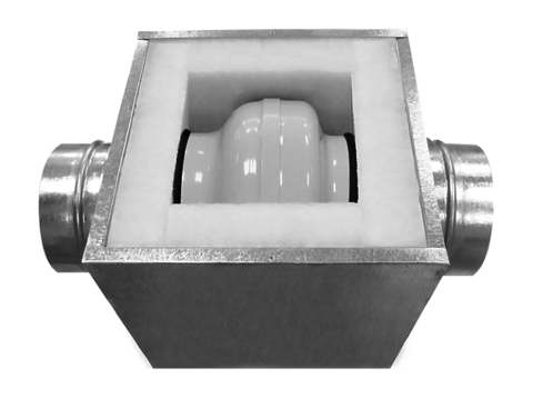 Короб под вентилятор Shuft d.100 (100 S)