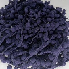 Тесьма/бахрома с помпонами, ш. 2,5 см